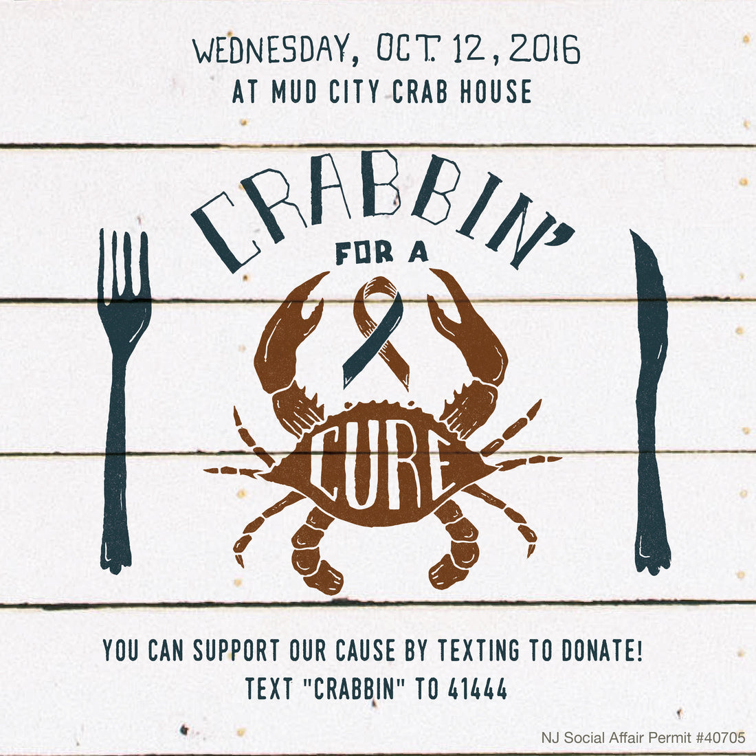 Crabbin' for a Cure