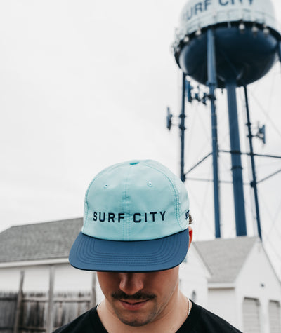 Surf City Snapback - Light Blue